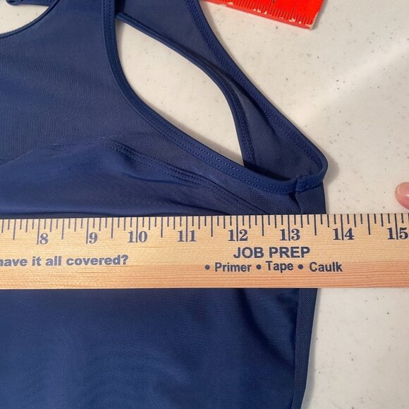 Summersalt Womens Swimsuit Mesh Freestyle Blue Size 4 One Piece Beach Vacation - Picture 10 of 12